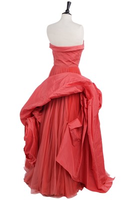 Lot 243 - A fine Lanvin by Antonio Castillo couture 'Rose' ball gown, circa 1955