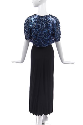 Lot 253 - A Norman Hartnell couture bias-cut evening gown, circa 1930