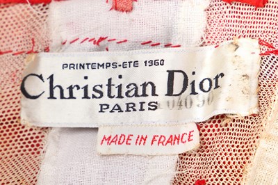Lot 210 - A Christian Dior by Yves Saint Laurent couture cocktail dress,  'Silhouette de Demain' collection, Spring-Summer 1960