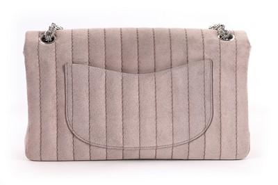 Lot 96 - A Chanel taupe suede 2.55 handbag, circa 2005,...