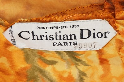 Lot 226 - A Christian Dior by Yves Saint Laurent haute couture dress, 'Exotique', 'Longue' line, Spring-Summer 1959