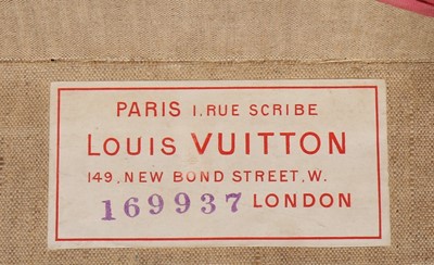 Lot 31 - A Louis Vuitton trunk, late 19th century,...