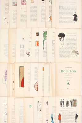 Lot 487 - A group of Gazette du Bon Ton fashion plates, mainly 1912-13