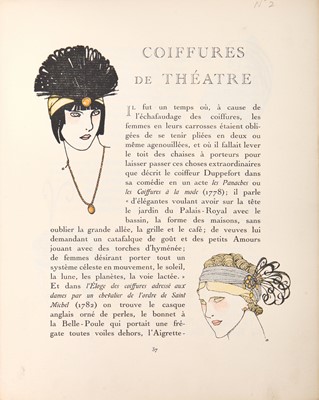 Lot 487 - A group of Gazette du Bon Ton fashion plates, mainly 1912-13