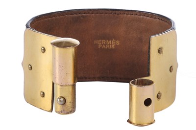 Lot 58 - An Hermès cuff bracelet, probably 1970s