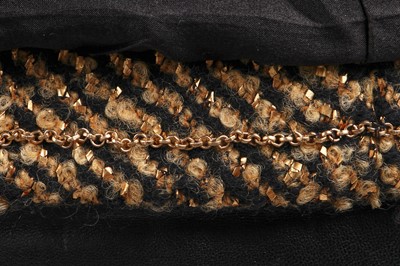 Lot 20 - A Chanel tweed jacket flecked with golden threads, 2000s