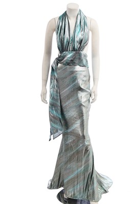 Lot 111 - A Thierry Mugler lamé evening gown, early 2000s