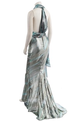 Lot 111 - A Thierry Mugler lamé evening gown, early 2000s