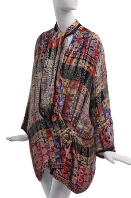 Lot 268 - A colourful lamé evening jacket, 1920s
