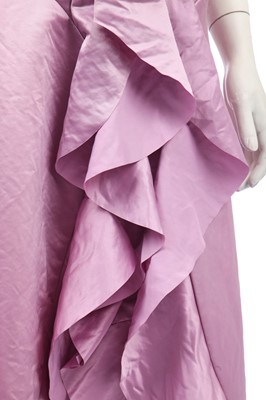 Lot 74 - A Comme des Garçons lilac satin dress, 1990s