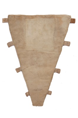 Lot 293 - An embroidered ivory satin stomacher, early 18th century