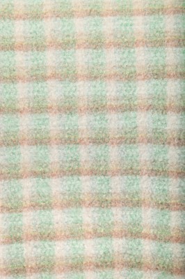 Lot 1 - A Chanel pastel checked wool ensemble, Autumn-Winter 2001-02