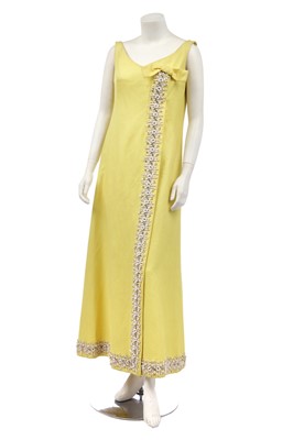 Lot 313 - A Madeleine de Rauch evening gown, circa 1964