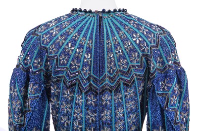 Lot 175 - A Zandra Rhodes embroidered and beaded dress, 1988