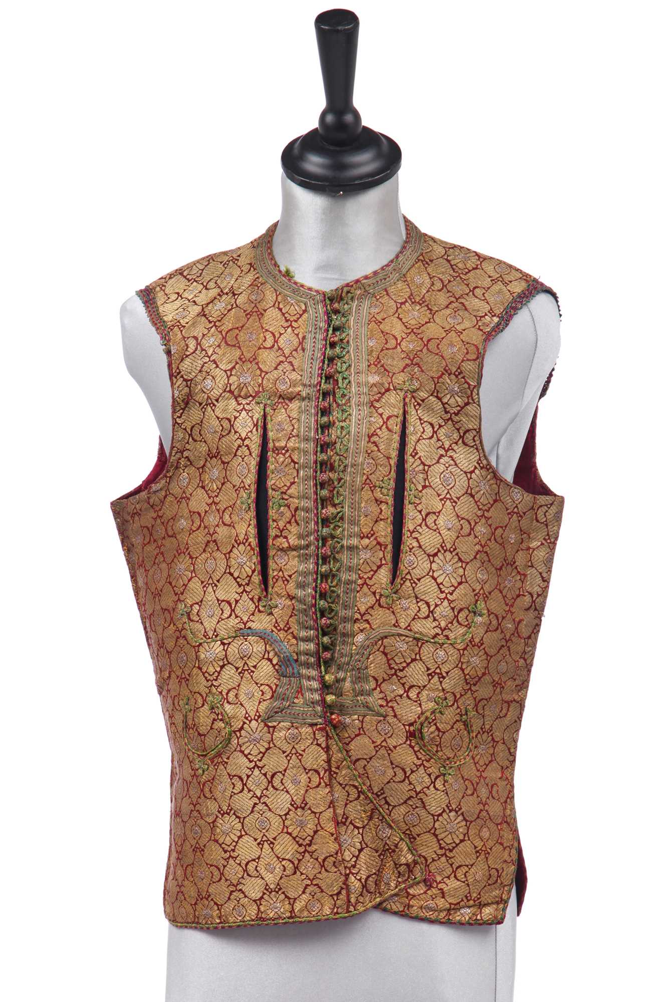 Lot 504 - Two gentlemen's waistcoats, 19th century