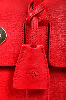 Lot 32 - A Mulberry red leather Bayswater, 2013