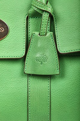 Lot 34 - A Mulberry grass-green leather Bayswater, 2013