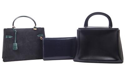Lot 41 - Four Asprey leather handbags, 1980s-modern