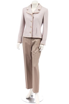 Lot 5 - A Chanel woven cashmere jacket, early 2000s