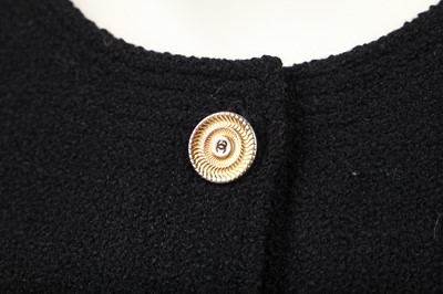 Lot 7 - A Chanel grey wool nautical-inspired dress, 1980s