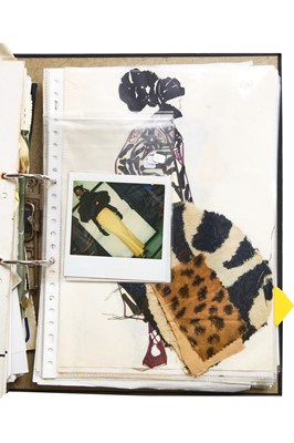 Lot 218 - John Galliano research folder, 'Nancy Cunard' collection, Autumn-Winter, 1989-90