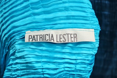Lot 181 - A Patricia Lester pleated silk two-piece ensemble, 1980s
