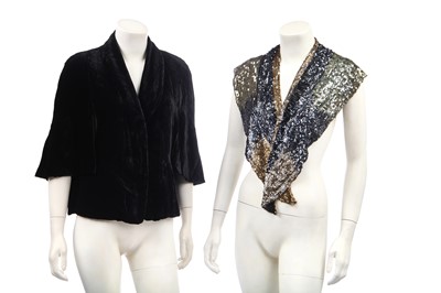Lot 411 - A group of evening wear, 1930s