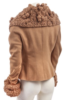 Lot 122 - A Christian Dior by John Galliano camel wool-cashmere jacket, 'Sportswear' collection, Autumn-Winter 1999-2000
