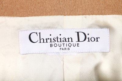 Lot 122 - A Christian Dior by John Galliano camel wool-cashmere jacket, 'Sportswear' collection, Autumn-Winter 1999-2000