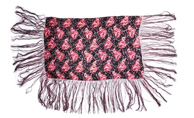 Lot 462 - Three devoré velvet shawls, 1920s