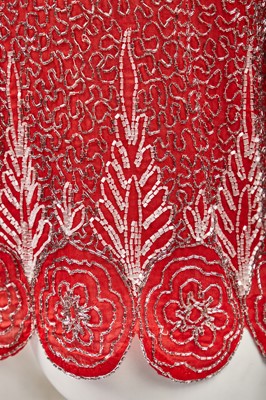 Lot 465 - A beaded muslin evening jacket, late 1920s-early 1930s