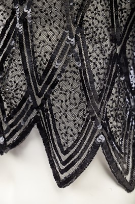 Lot 465 - A beaded muslin evening jacket, late 1920s-early 1930s