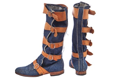 Lot 200 - Three pairs of Vivienne Westwood re-issue 'Pirate' boots, 2000s