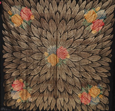 Lot 228 - Three lamé shawls, French, circa 1925
