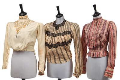 Lot 497 - A group of mainly cotton clothing, mainly 1900-1910s