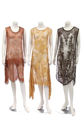 Lot 469 - An interesting group of clothing in autumnal shades, 1920s