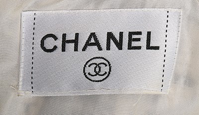 Lot 12 - A Chanel cotton and silk tweed dress, modern,...
