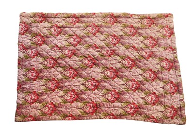 Lot 530 - A crewel-work calico curtain/panel, 1920s or 30s