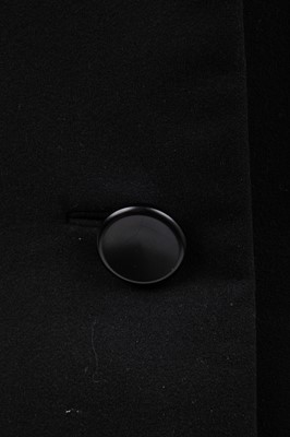 Lot 324 - A Christian Dior black cashmere single-breasted jacket, circa 1960