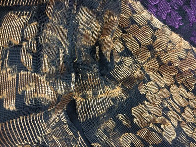 Lot 253 - A Catherine Buckley patchwork dress, 1971-72