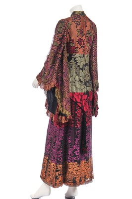 Lot 253 - A Catherine Buckley patchwork dress, 1971-72