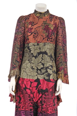 Lot 253 - A Catherine Buckley patchwork dress, 1971-72