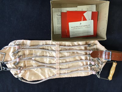 Lot 380 - A Rallie Health Appliances waist-slimming exercise belt, 1957