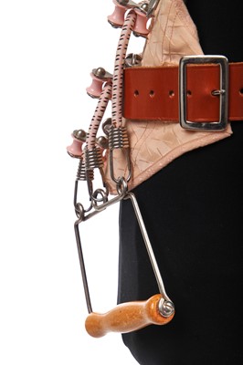 Lot 380 - A Rallie Health Appliances waist-slimming exercise belt, 1957