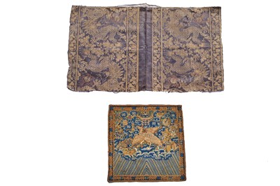 Lot 550 - A group of Chinese textiles, 19th century