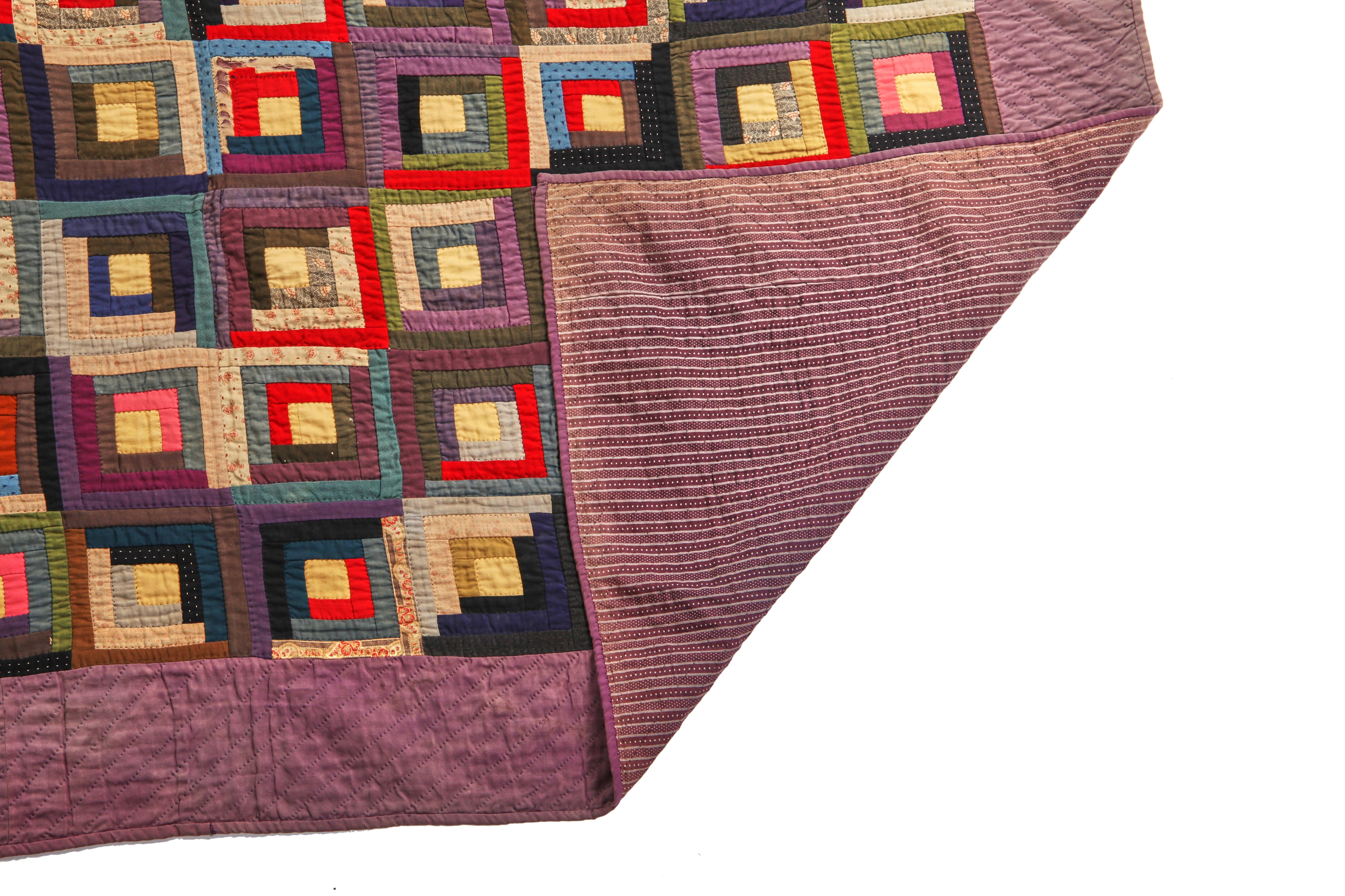 Lot 528 - Two patchwork coverlets,