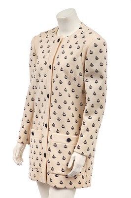 Lot 261 - A Christian Dior by Marc Bohan couture jacket, Spring-Summer 1971