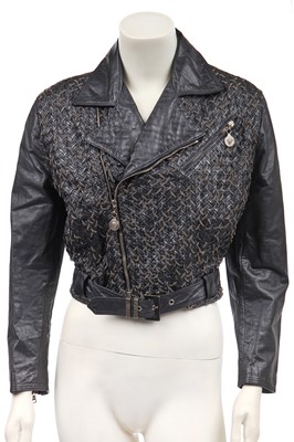 Lot 131 - A Gianni Versace leather jacket, early 1990s