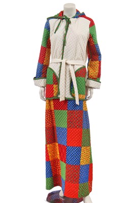 Lot 268 - A group of colourful quilted and patchworked clothing, 1970s