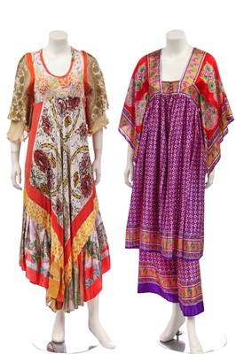 Lot 269 - A group of colourful printed clothing, late 1960s-1970s